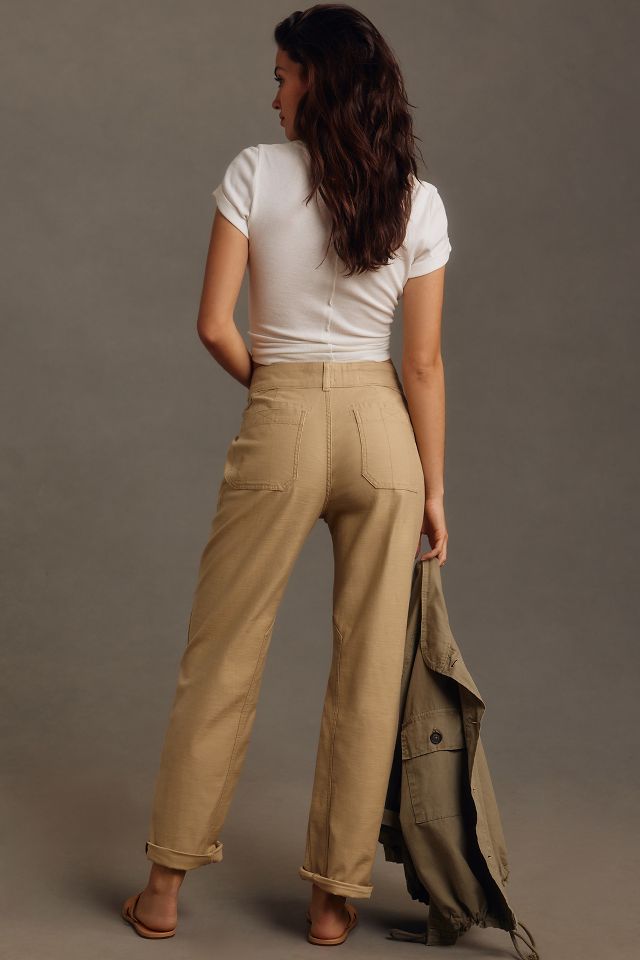 The Wanderer Mid-Rise Relaxed-Leg Jeans by Pilcro: Patchwork Edition #2