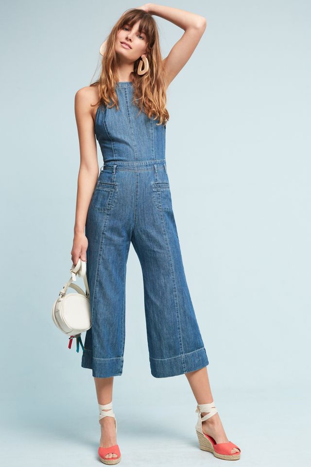 Pilcro bibbed best sale denim jumpsuit