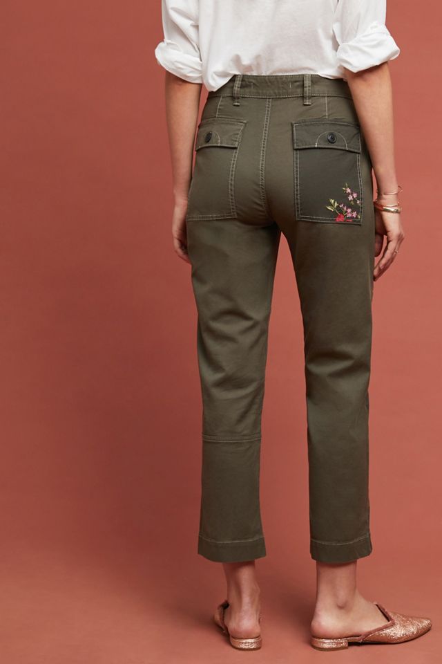 Embroidered Utility Pants #1