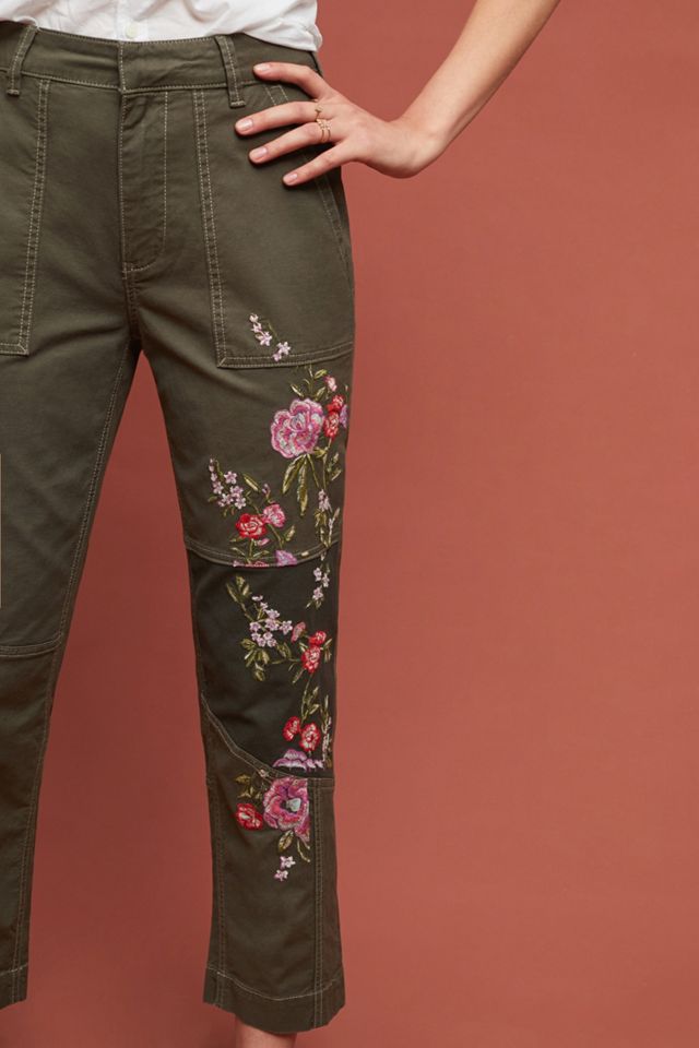 Embroidered Utility Pants #2