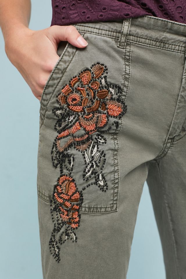 Embroidered Wanderer Utility Pants #1