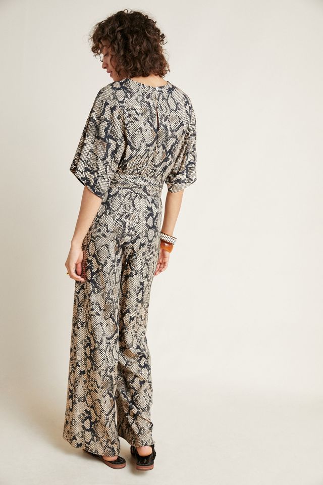 H&m snake print store jumpsuit