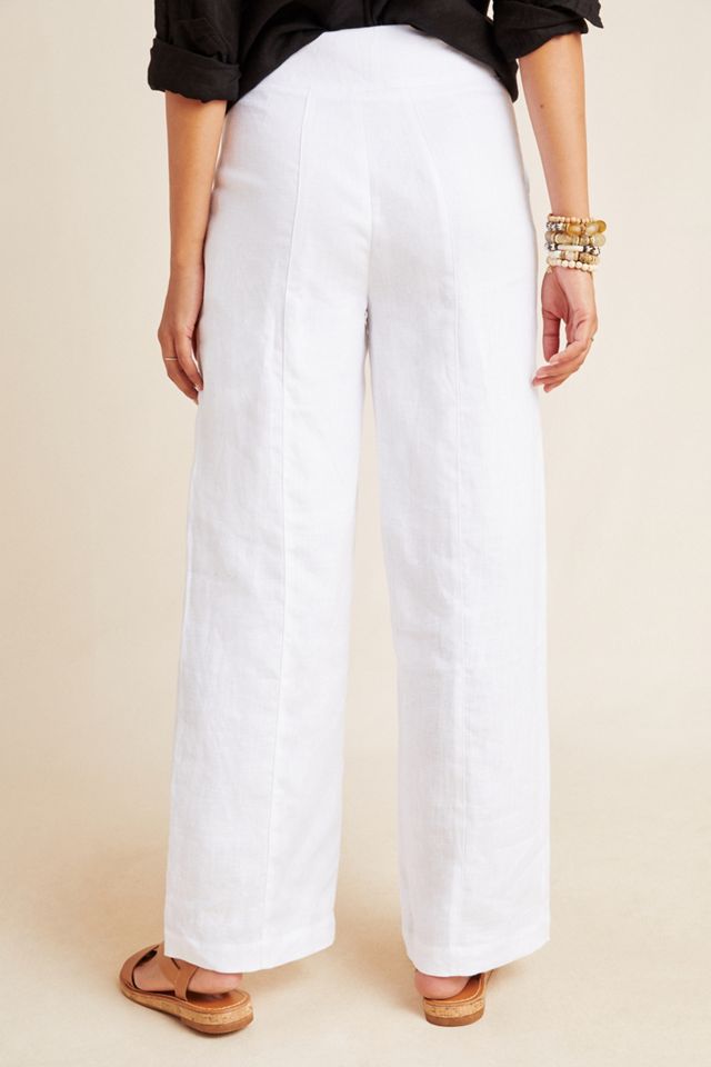 Mia Linen Wide-Leg Pants #1