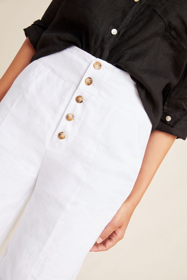 Mia Linen Wide-Leg Pants #2
