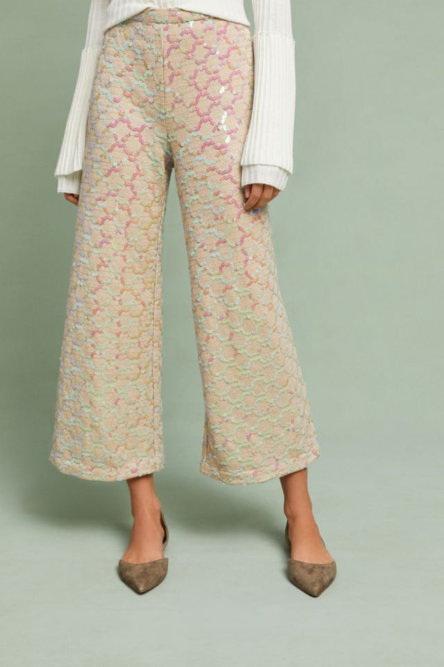 Showstopper Sequined Wide-Legs #1
