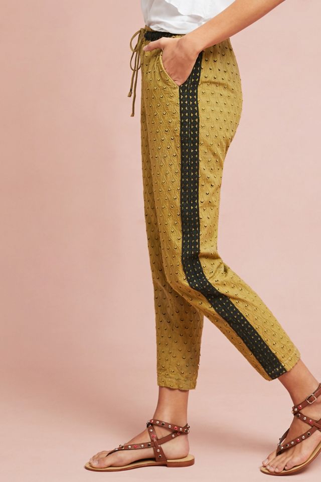 Striped Eyelet Jogger #2