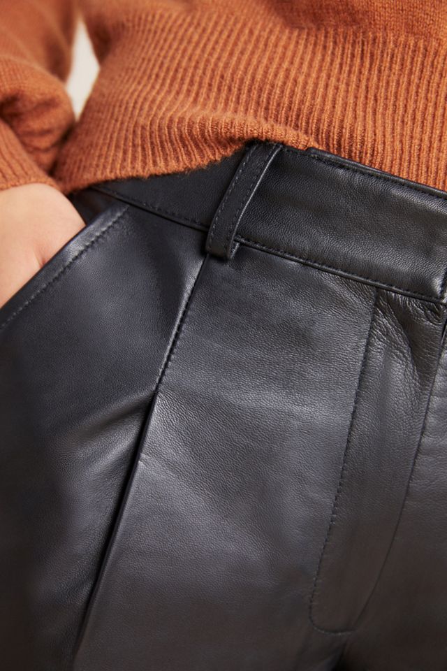 Bagatelle Tapered Leather Trousers #1