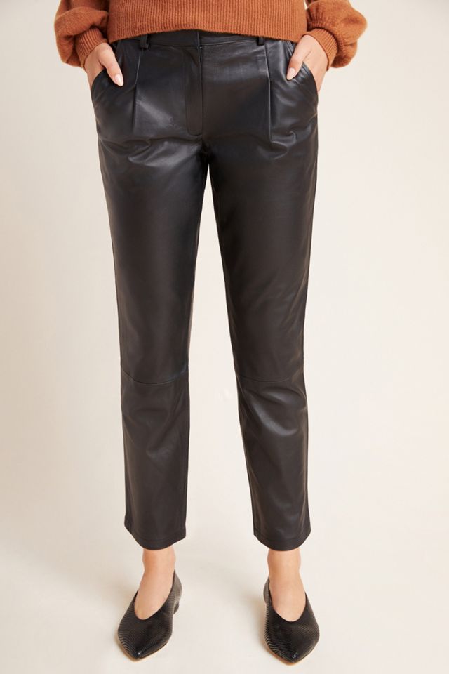 Bagatelle Tapered Leather Trousers #3