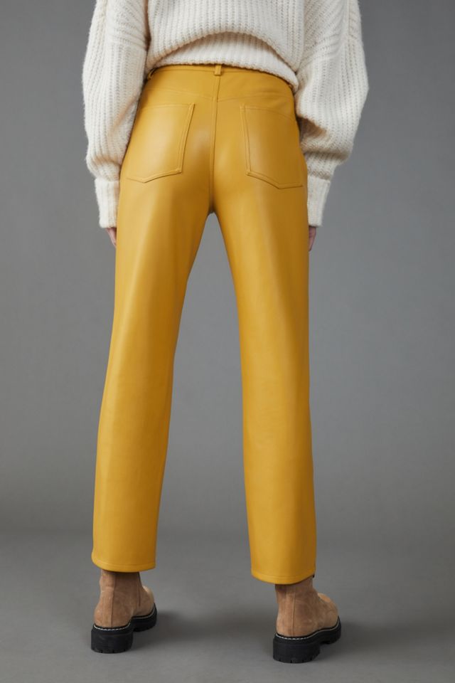 Lettie Straight Faux Leather Pants #2