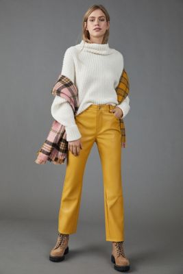 Lettie Straight Faux Leather Pants