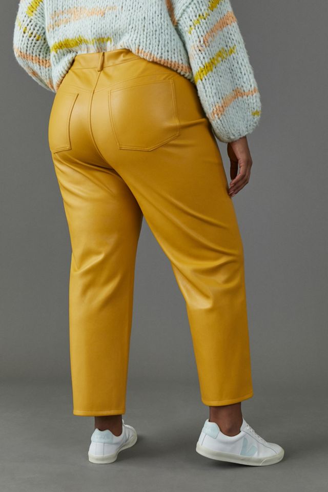 Lettie Straight Faux Leather Pants #7