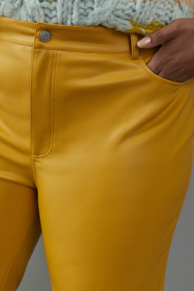 Lettie Straight Faux Leather Pants #8