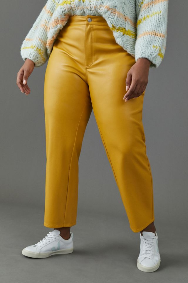 Lettie Straight Faux Leather Pants #9