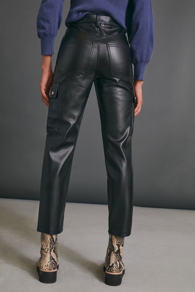 Gabi Faux Leather Utility Pants #1
