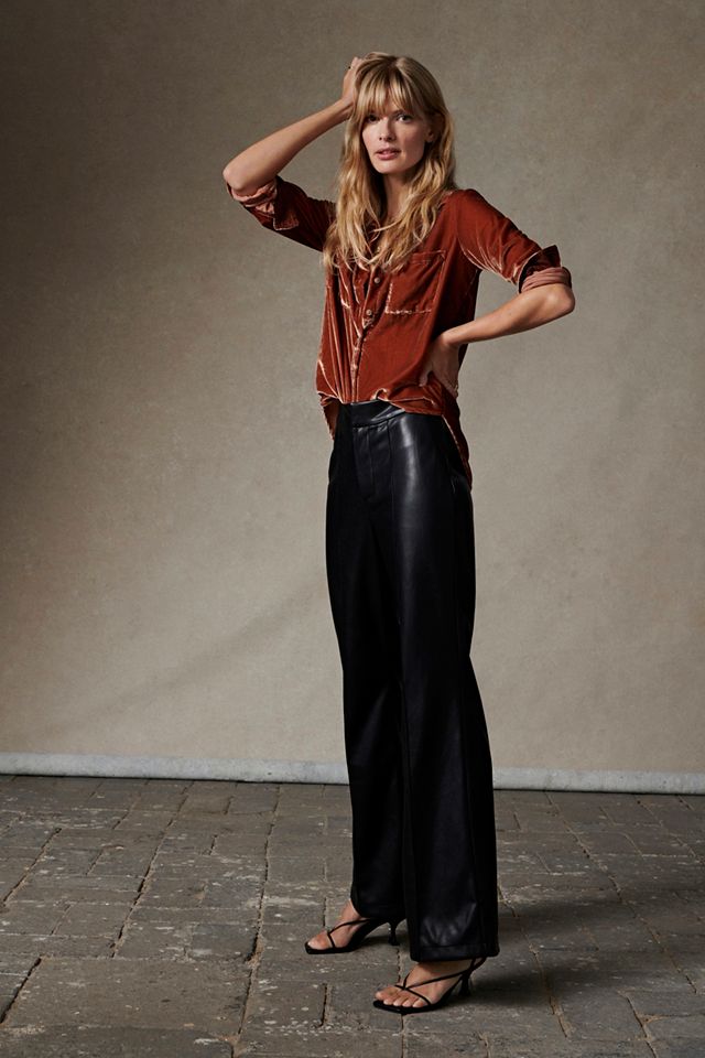 Faux Leather Pants #1