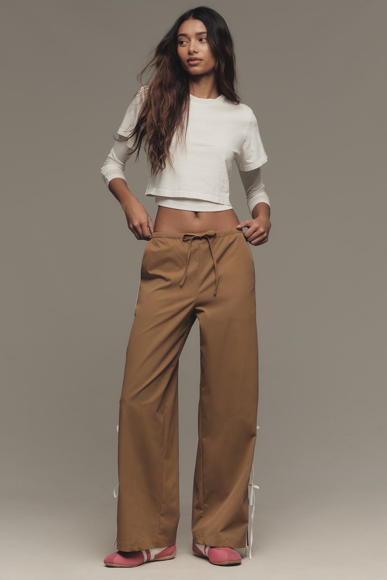 Avec Les Filles Tie Track Pants