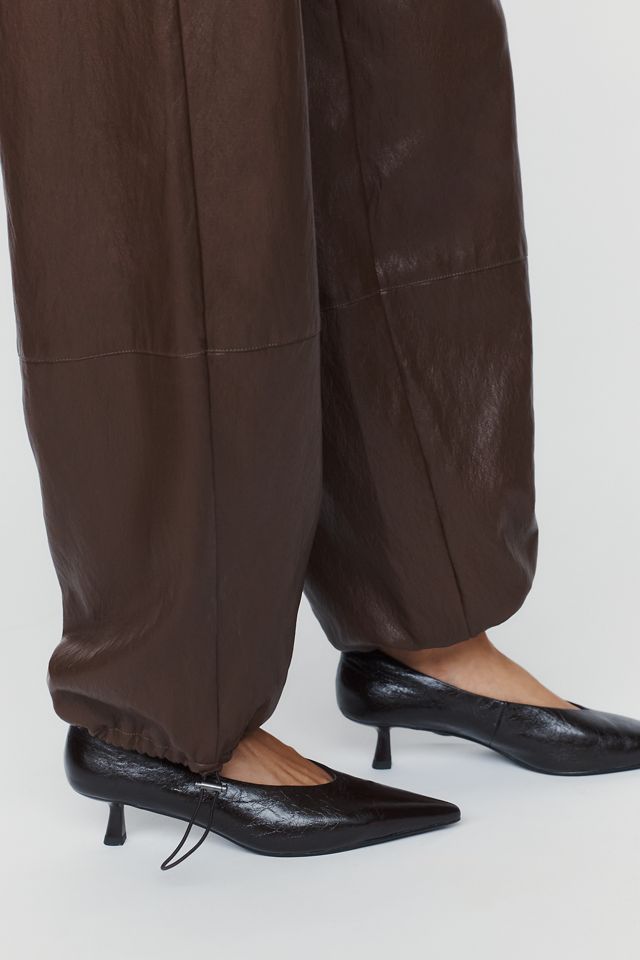 Avec Les Filles Faux Leather Balloon Pants #1
