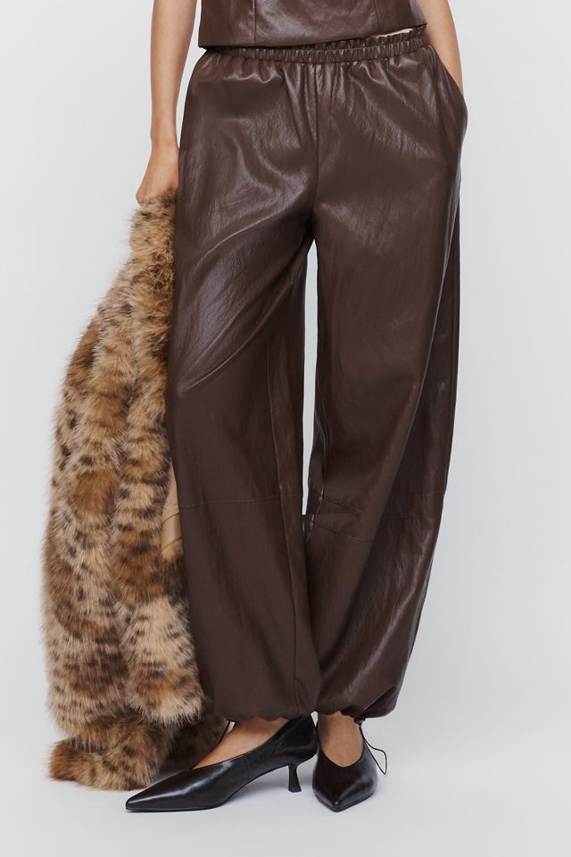 Avec Les Filles Faux Leather Balloon Pants #2