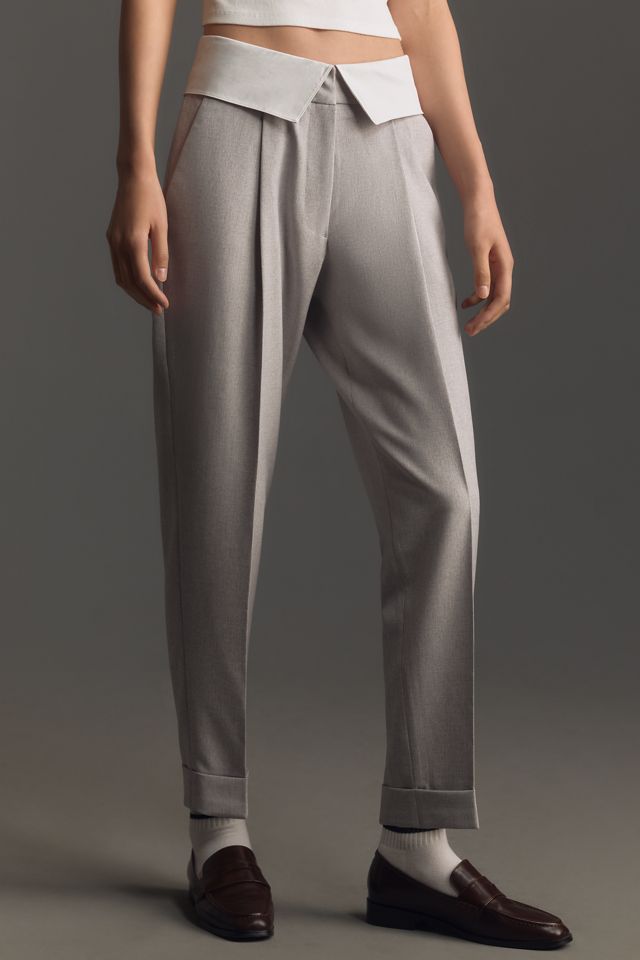 Scotch & Soda Lily High-Rise Flipped Waist Trousers #1