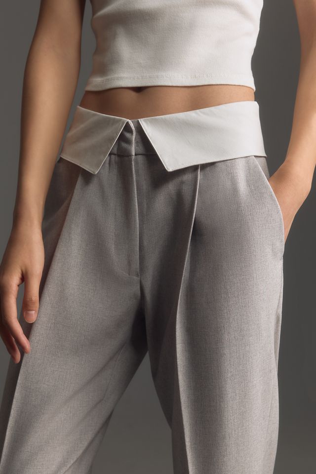Scotch & Soda Lily High-Rise Flipped Waist Trousers #3
