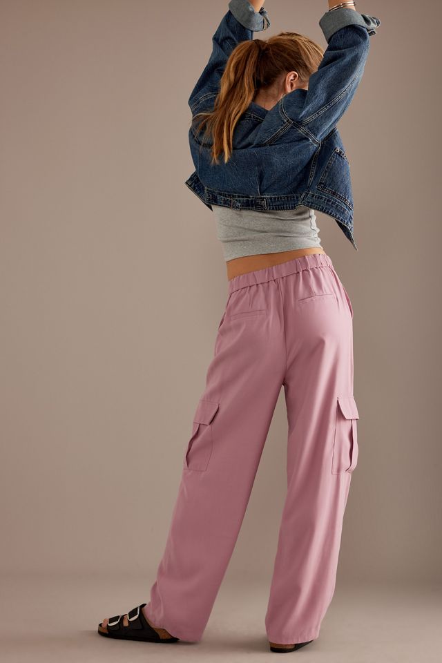 Pantalon cargo taille haute Alienor Selected Femme #2