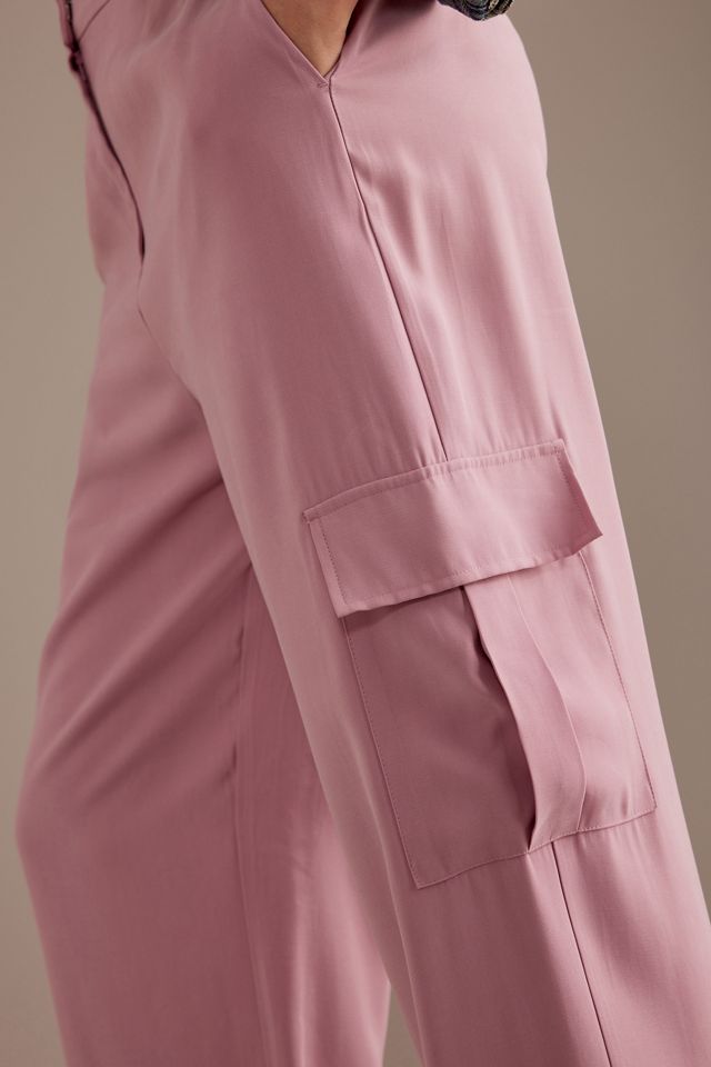 Pantalon cargo taille haute Alienor Selected Femme #4