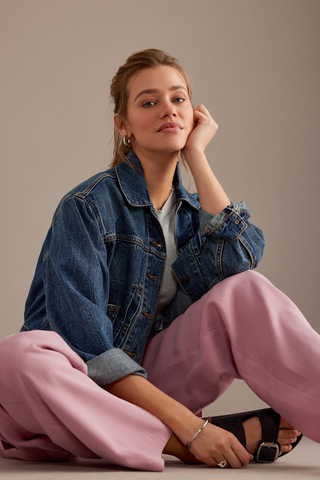 Pantalon cargo taille haute Alienor Selected Femme #5