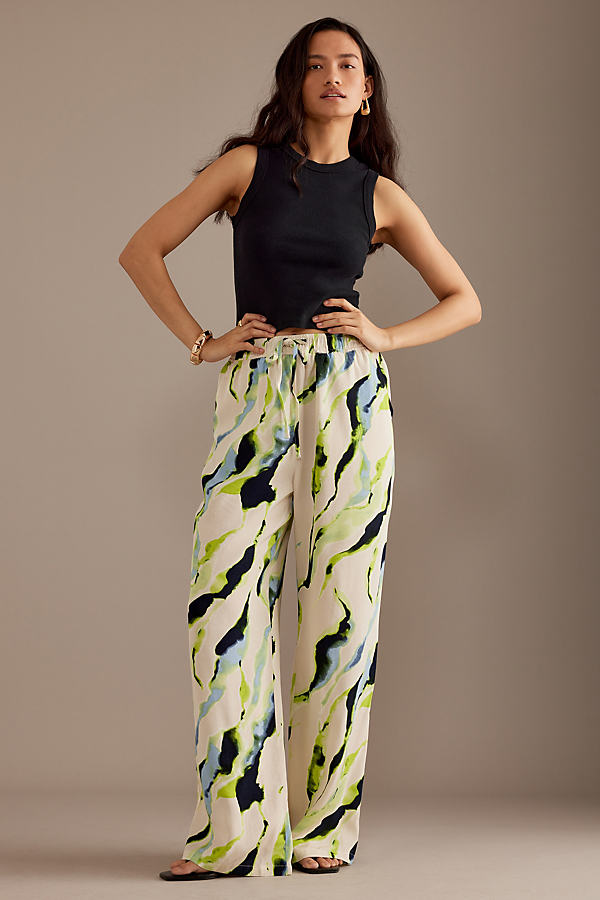 Selected Femme Lilian High-Rise Wide-Leg Trousers