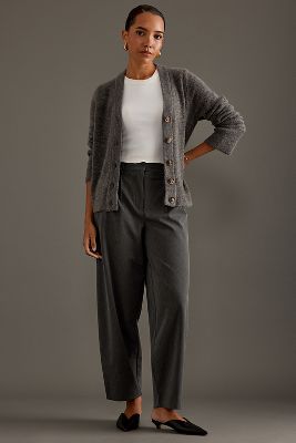 Shop Selected Femme Piya Barrel Trousers In Multicolor