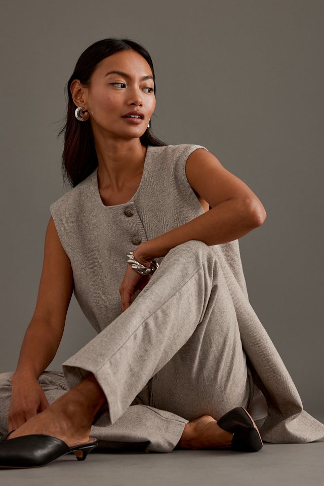 Pantalones de Pierna Recta Vivie de Selected Femme #3