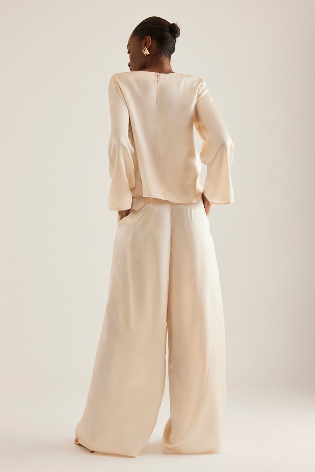 Selected  Selene Wide-Leg Trousers #1
