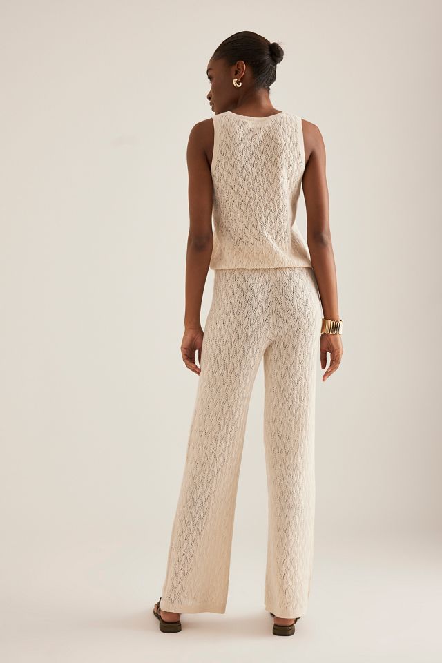 Selected  Agny High-Rise Knit Trousers #1