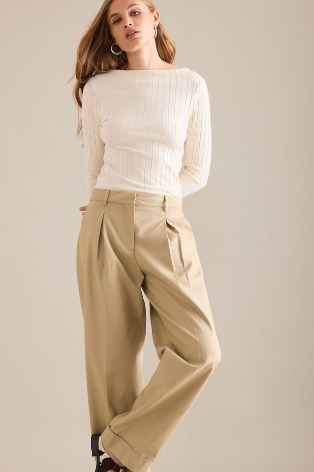 Pantalones Selected Dora de Tiro Medio Cónicos #3
