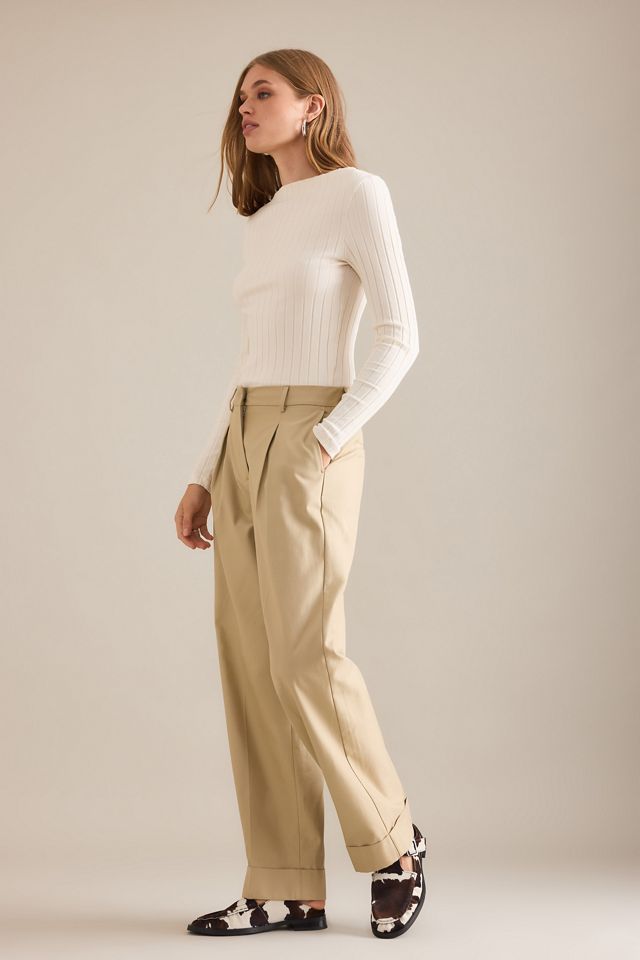 Pantalones Selected Dora de Tiro Medio Cónicos #4