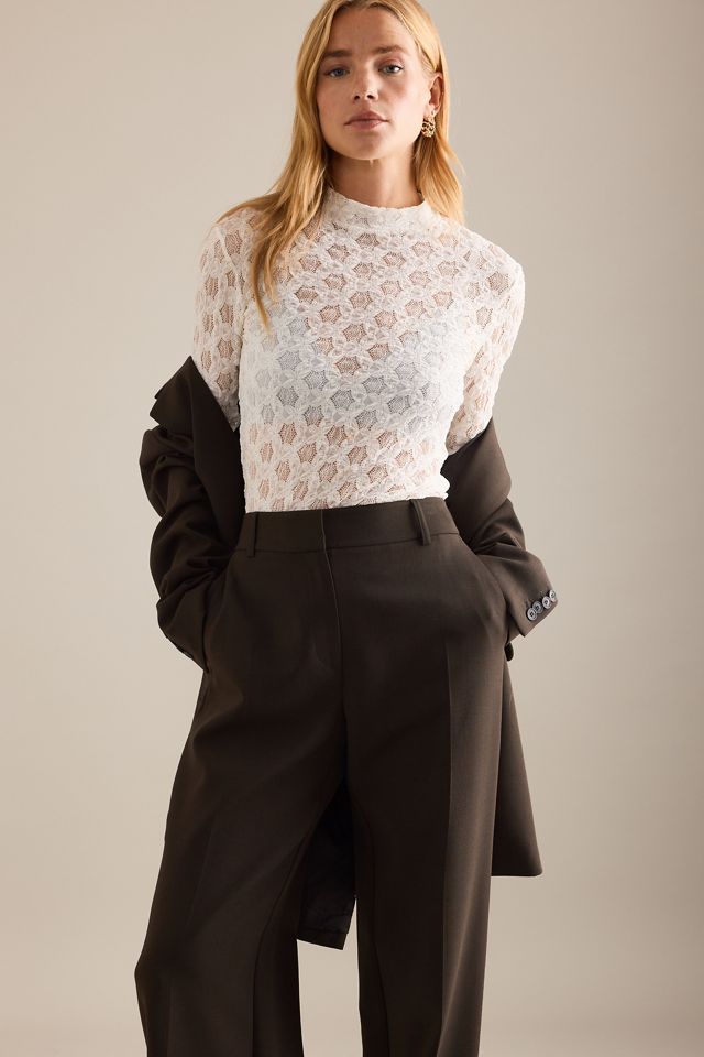 Selected Femme Rita Mid-Rise Wide-Leg Trousers #4