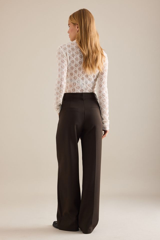 Selected Femme Rita Mid-Rise Wide-Leg Trousers #1