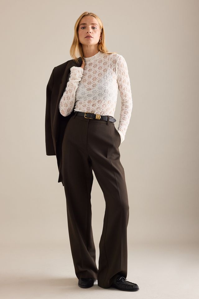 Selected Femme Rita Mid-Rise Wide-Leg Trousers #2