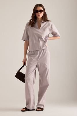 Selected Romie Mid-Rise Wide-Leg Trousers