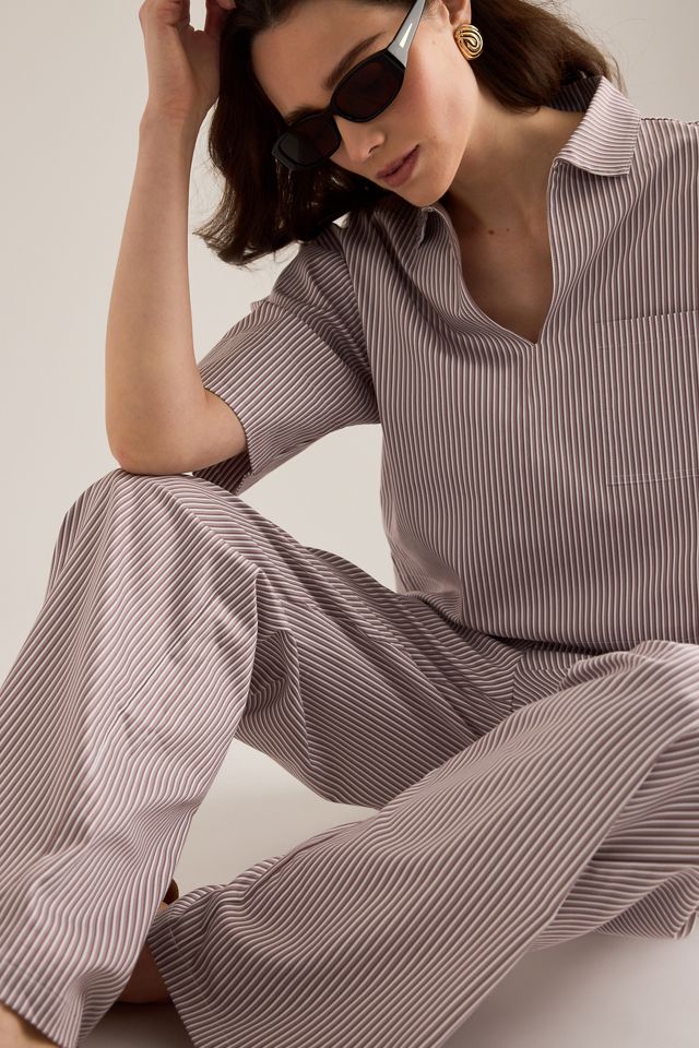 Selected Romie Hose mit mittelhohem Bund und weitem Bein #1