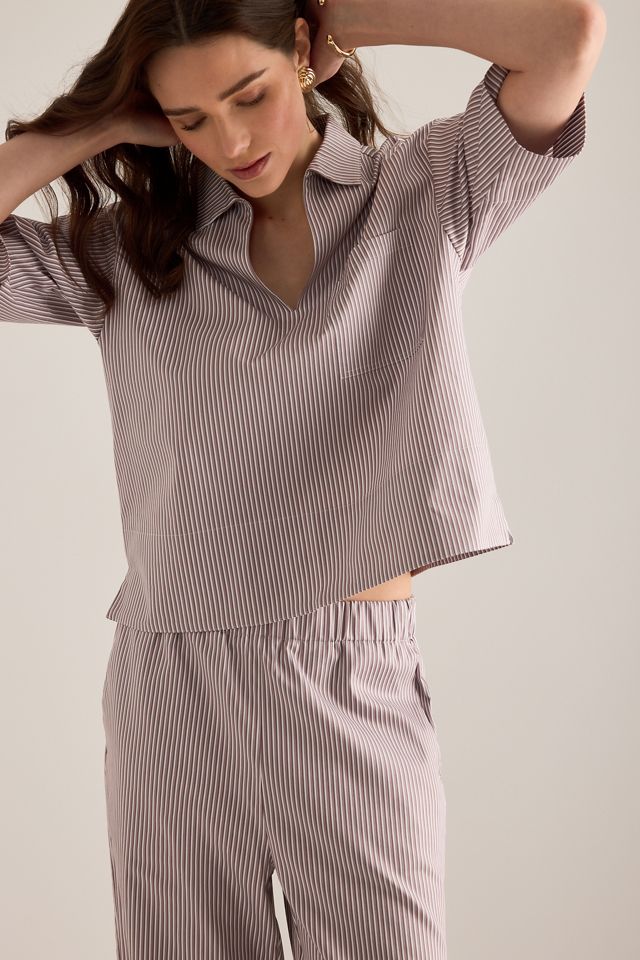 Selected Romie Hose mit mittelhohem Bund und weitem Bein #2
