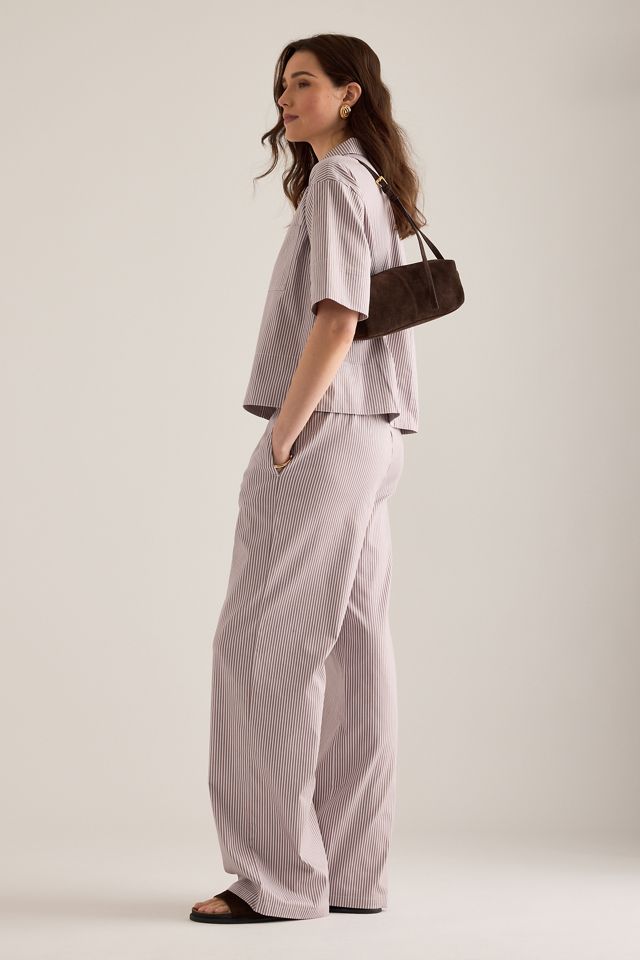 Selected Romie Hose mit mittelhohem Bund und weitem Bein #3