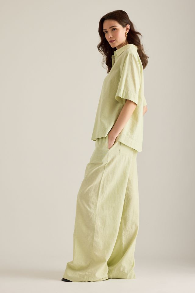 Selected Luisa Weite Hose aus Leinen-Mischgewebe #2