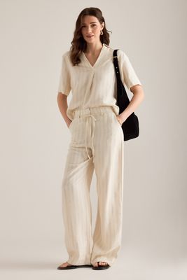 Selected Pantalon à jambes larges Marie-Johanne