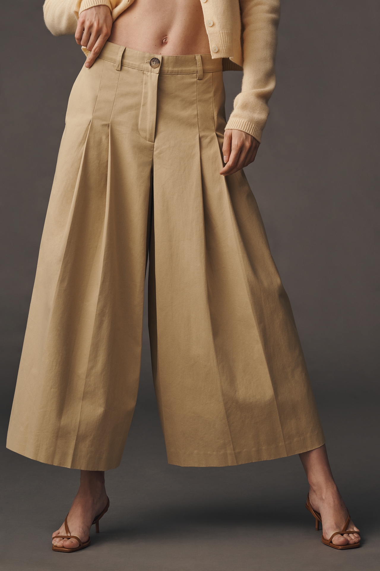 ASTR The Label Rowen Pleated Culotte Pants