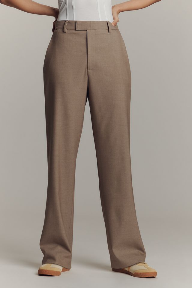 ASTR The Label Brooks Pleated Tailored Straight-Leg Pants #1