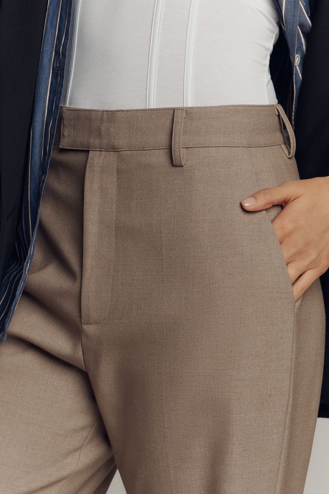 ASTR The Label Brooks Pleated Tailored Straight-Leg Pants #3