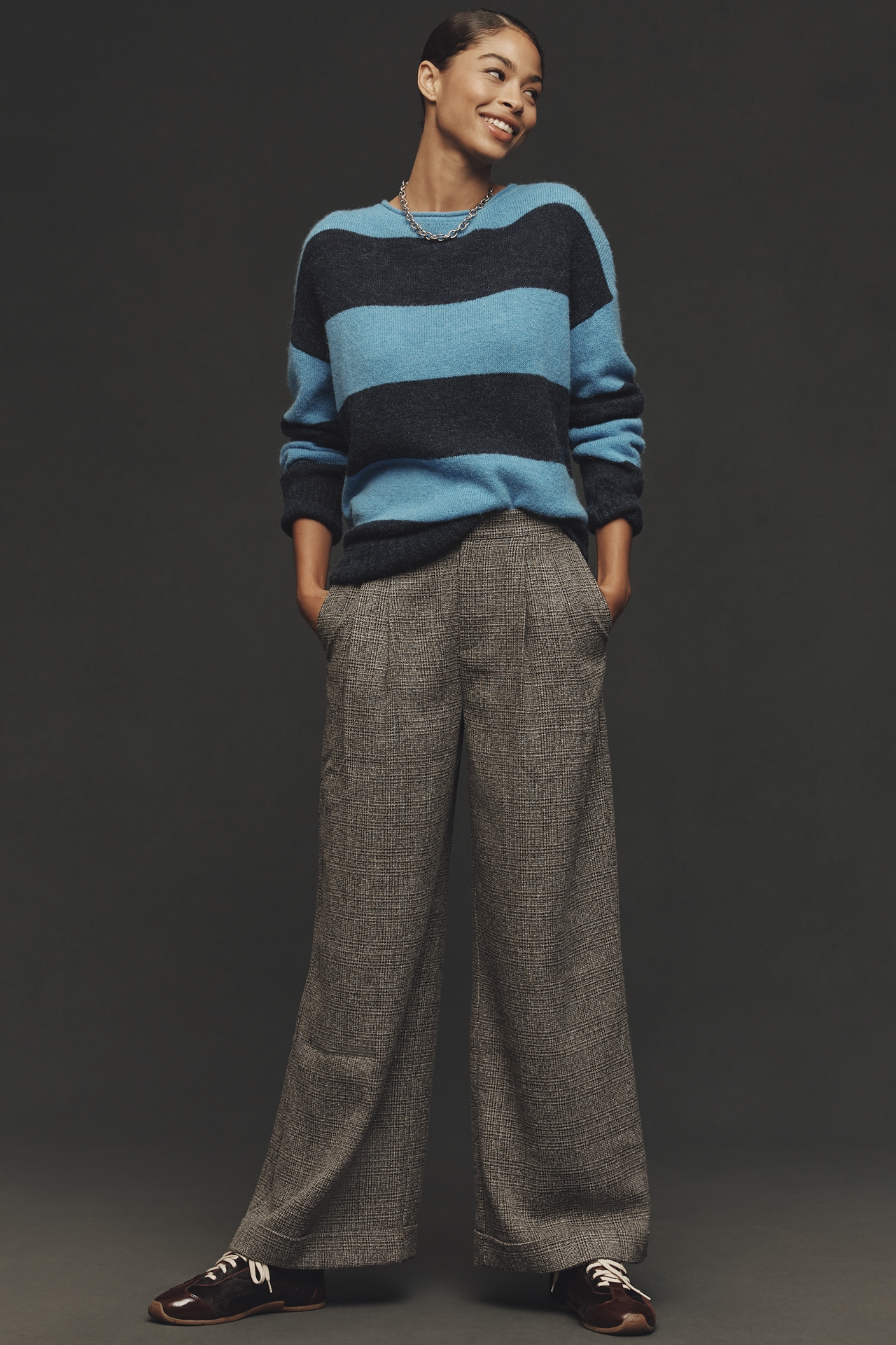 ASTR The Label Lanie Plaid Trousers