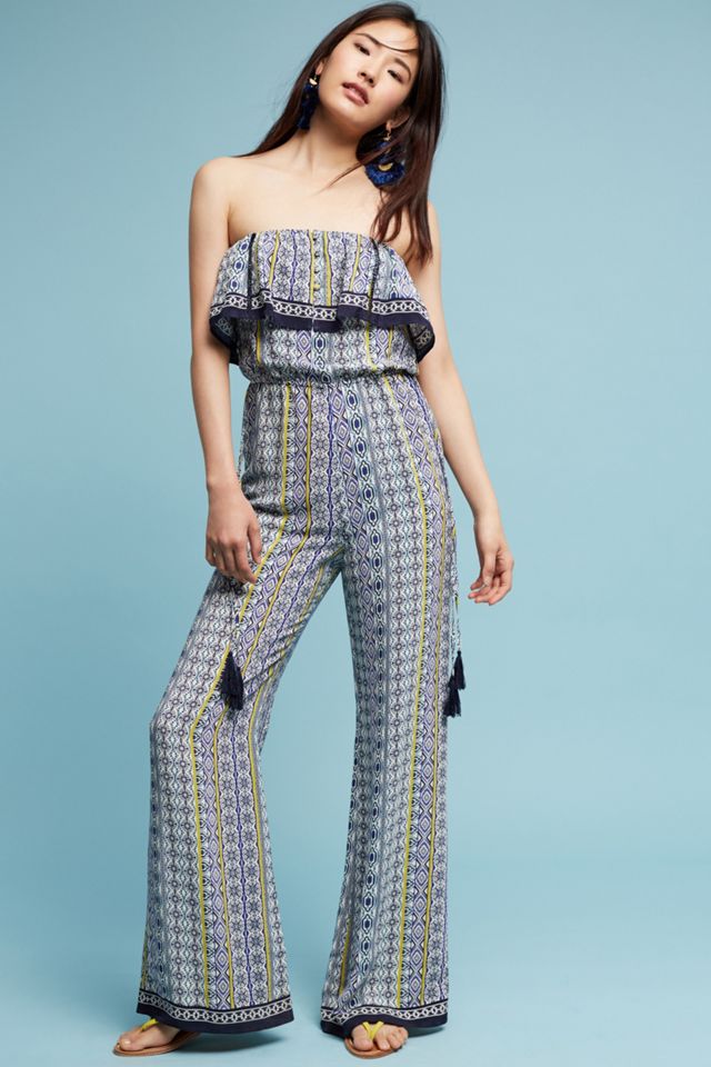 Alara Strapless Jumpsuit | Anthropologie