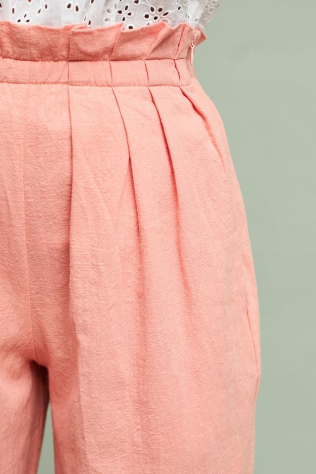 Paperbag-Waisted Wide Legs #3