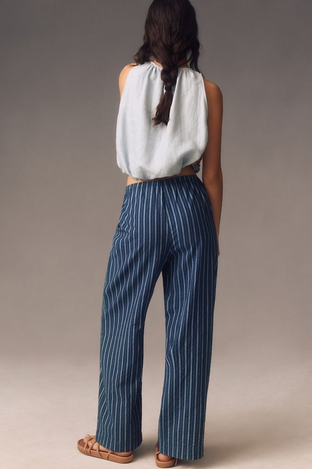 Pantaloni a Righe Indaco Nice Things #2